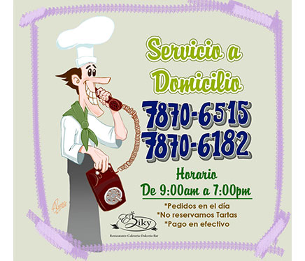 Servicio a Domicilio Información